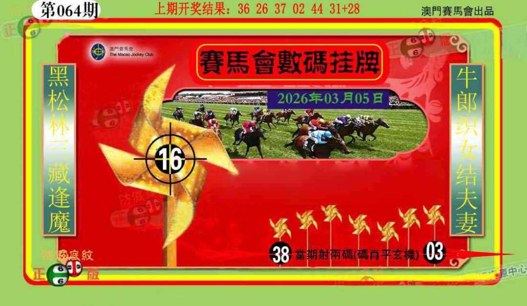 064期数码挂牌[图]