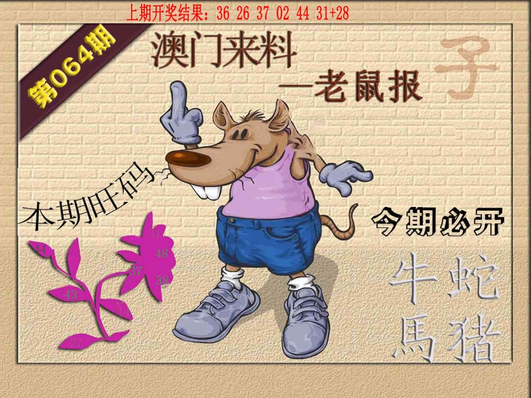064期(来料)鼠报[图]