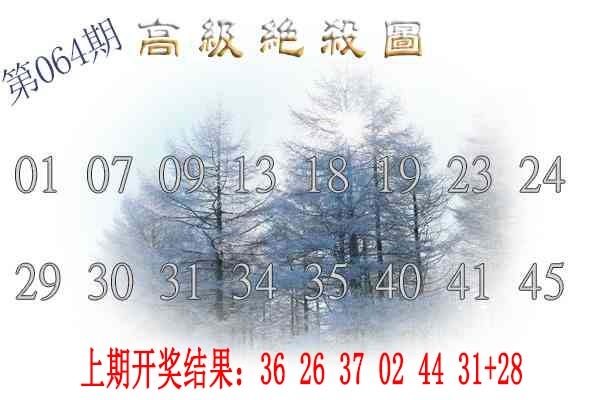 064期高级内部绝杀[图]