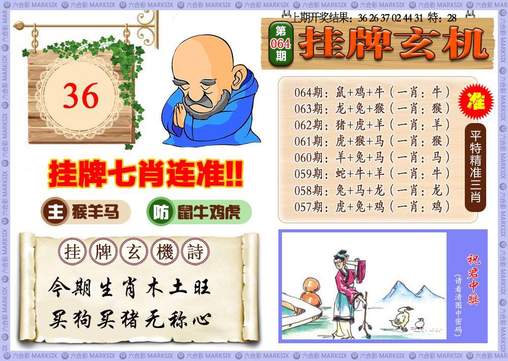 064期挂牌玄机[图]