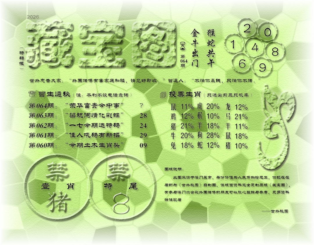 064期老《藏宝图》[图]