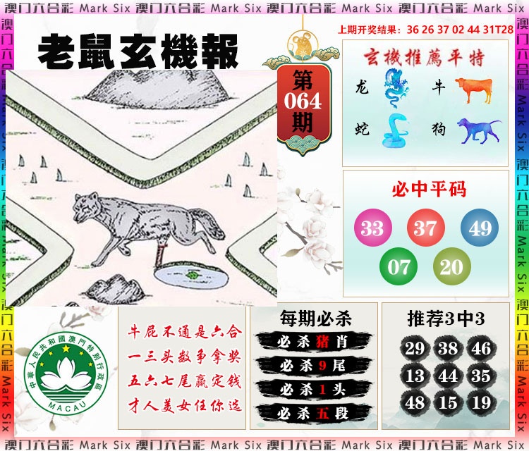 064期老鼠玄机报[图]