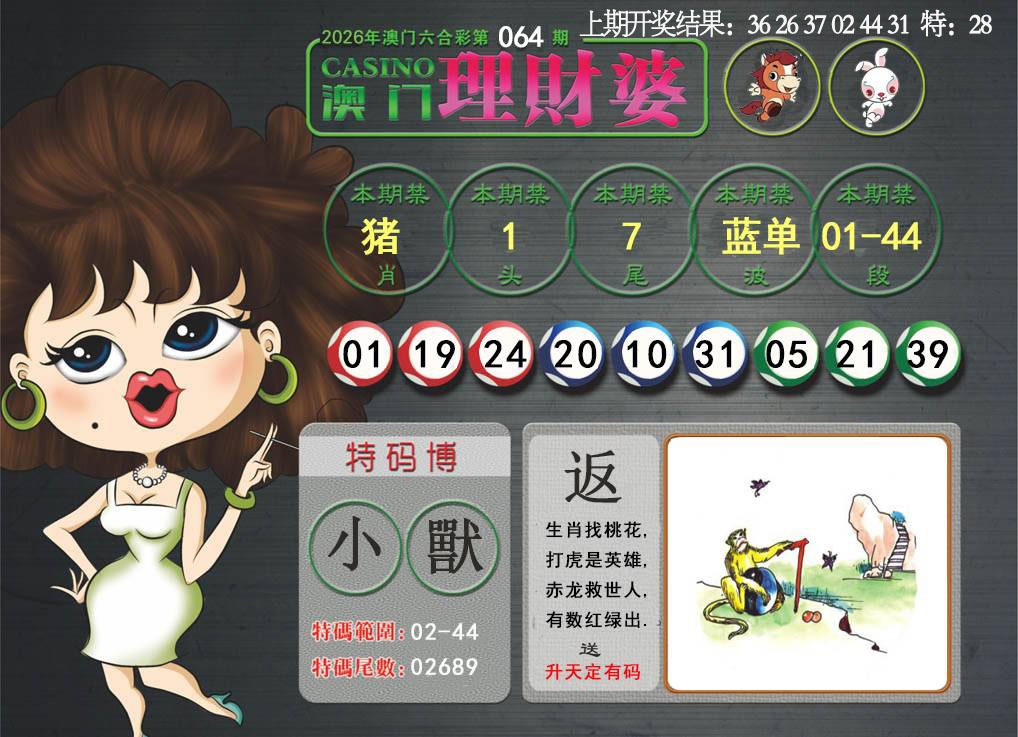 064期澳门理财婆[图]