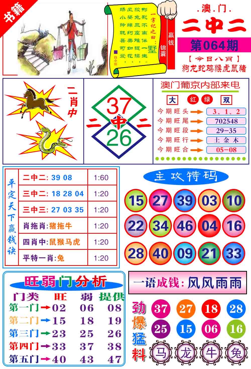 064期澳门平天下[图]