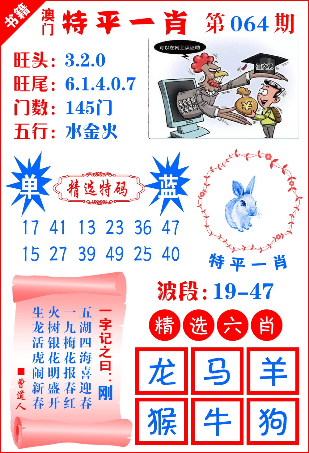 064期澳门喜气洋洋[图]