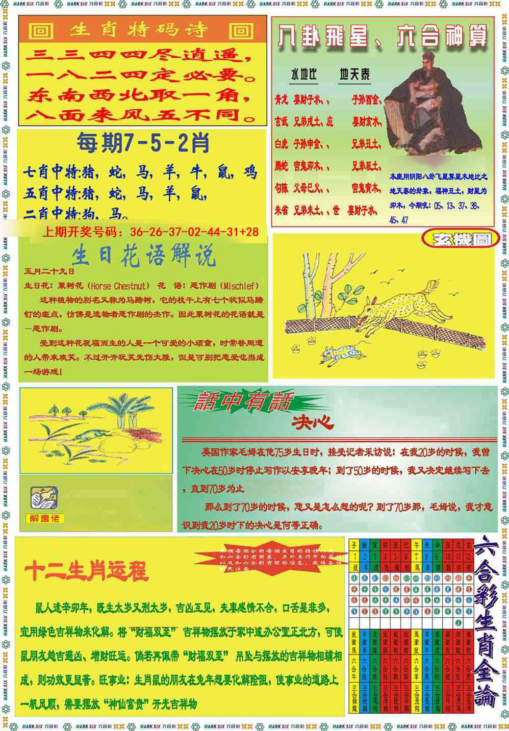 064期九龍马经B(推荐)[图]