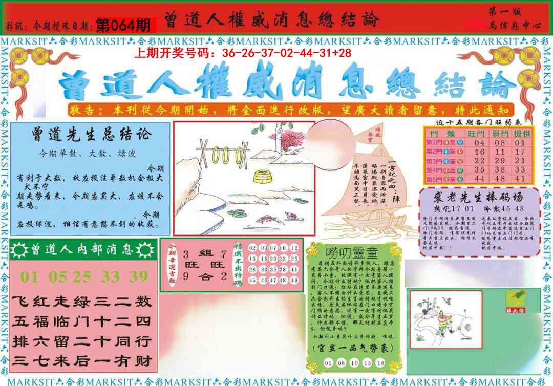 064期曾道人权威消息A[图]