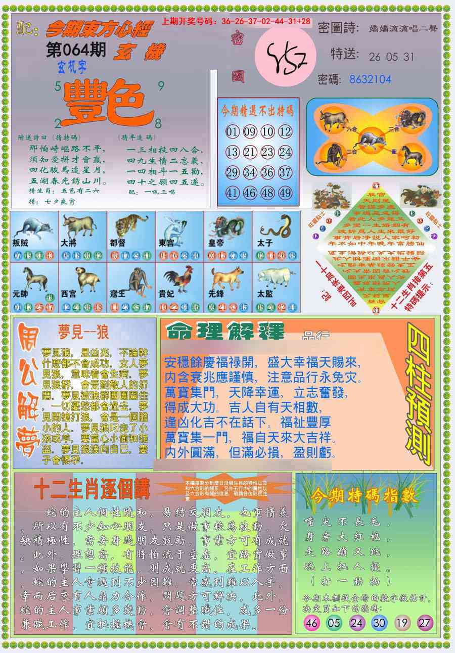 064期(新版)东方心经B[图]