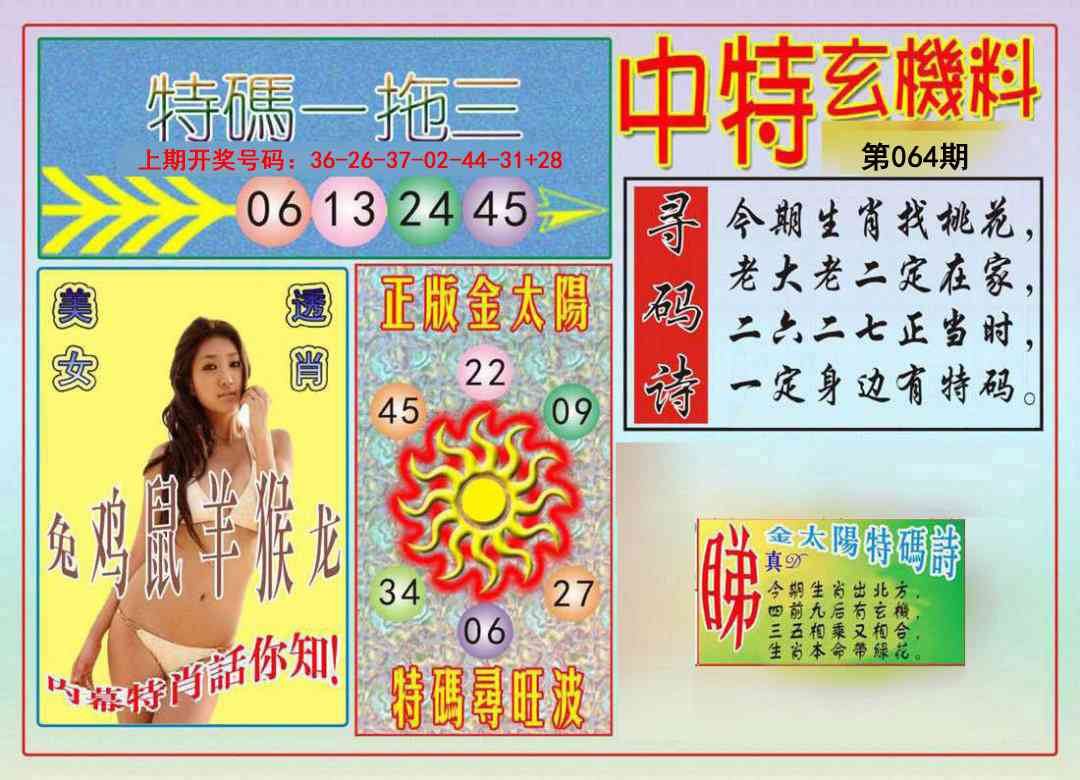 064期中特玄机料[图]