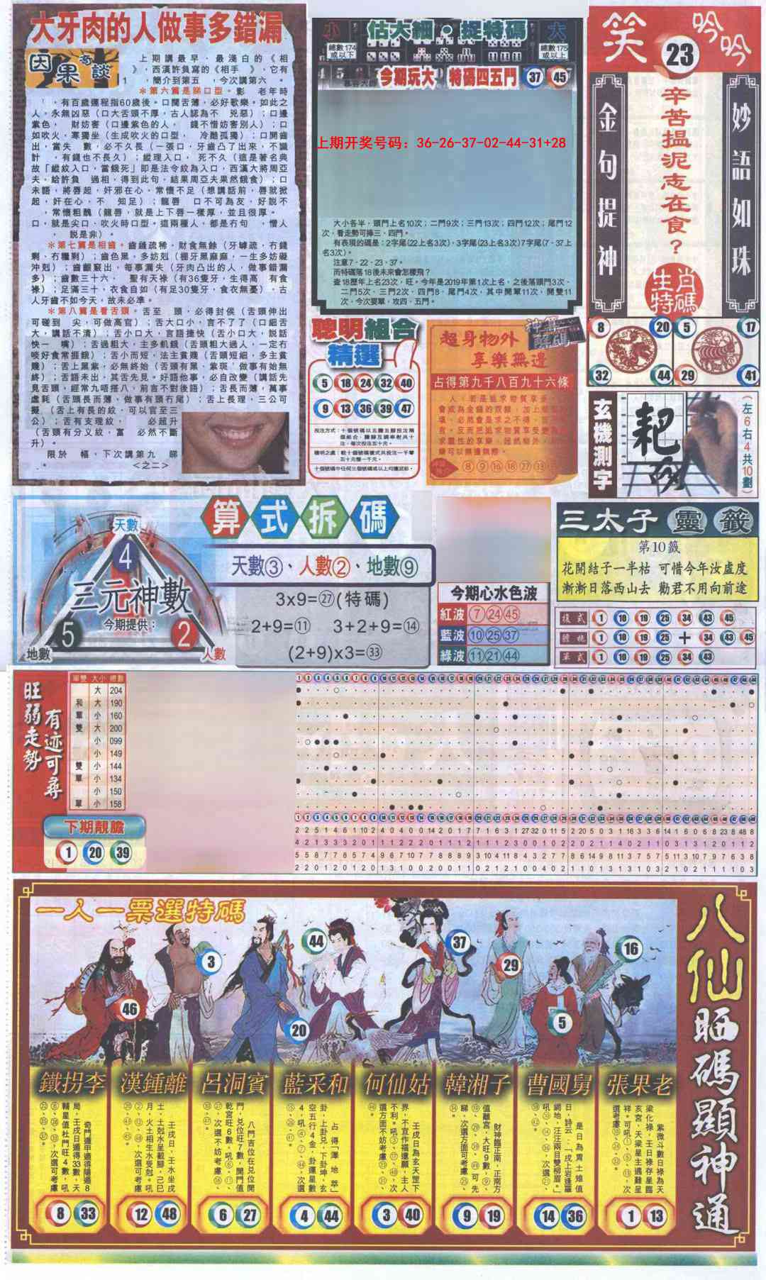 064期新报跑狗-1(正面)[图]