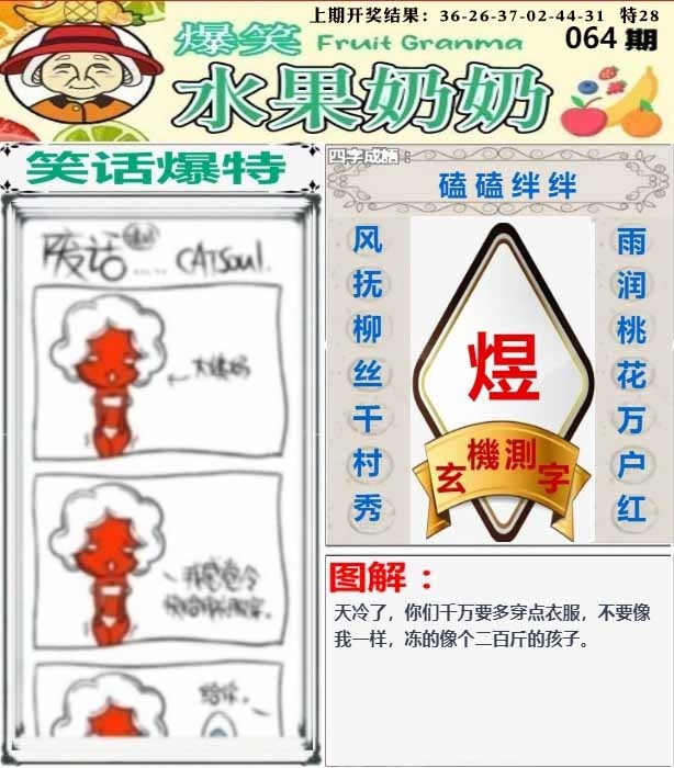 064期爆笑水果奶奶[图]